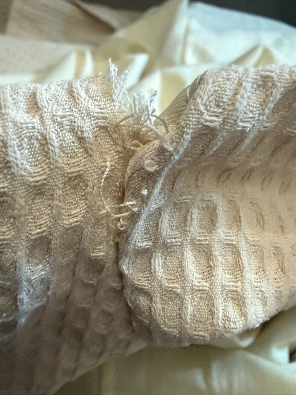 ENTRO Cream Textured Ric Rac Trim Babydoll Mini Dress S - Picture 11 of 11